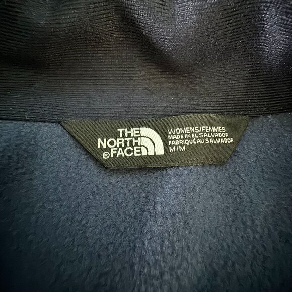 The North‎ Face Skyline Jacket Womens M Fleece Navy Blue Full Zip Logo Soft - Picture 4 of 11